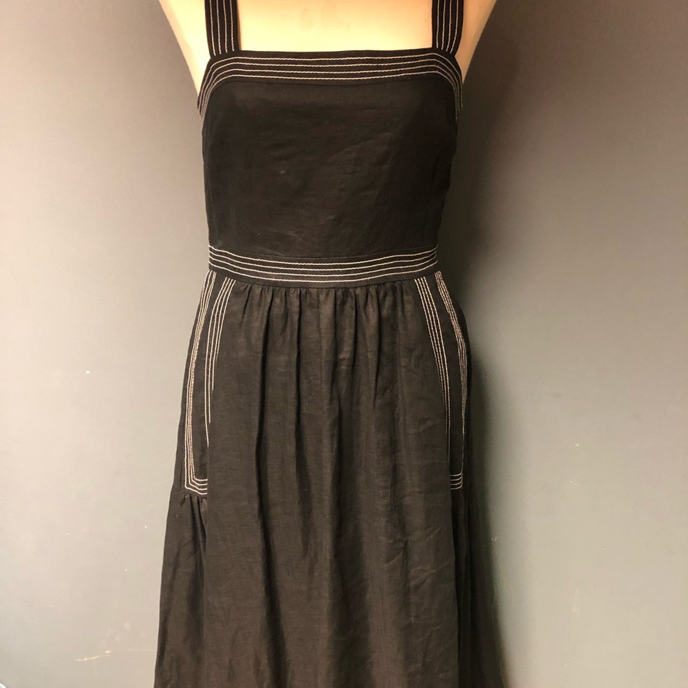 NWT 100% linen J.Crew below knee sz 2 dress
